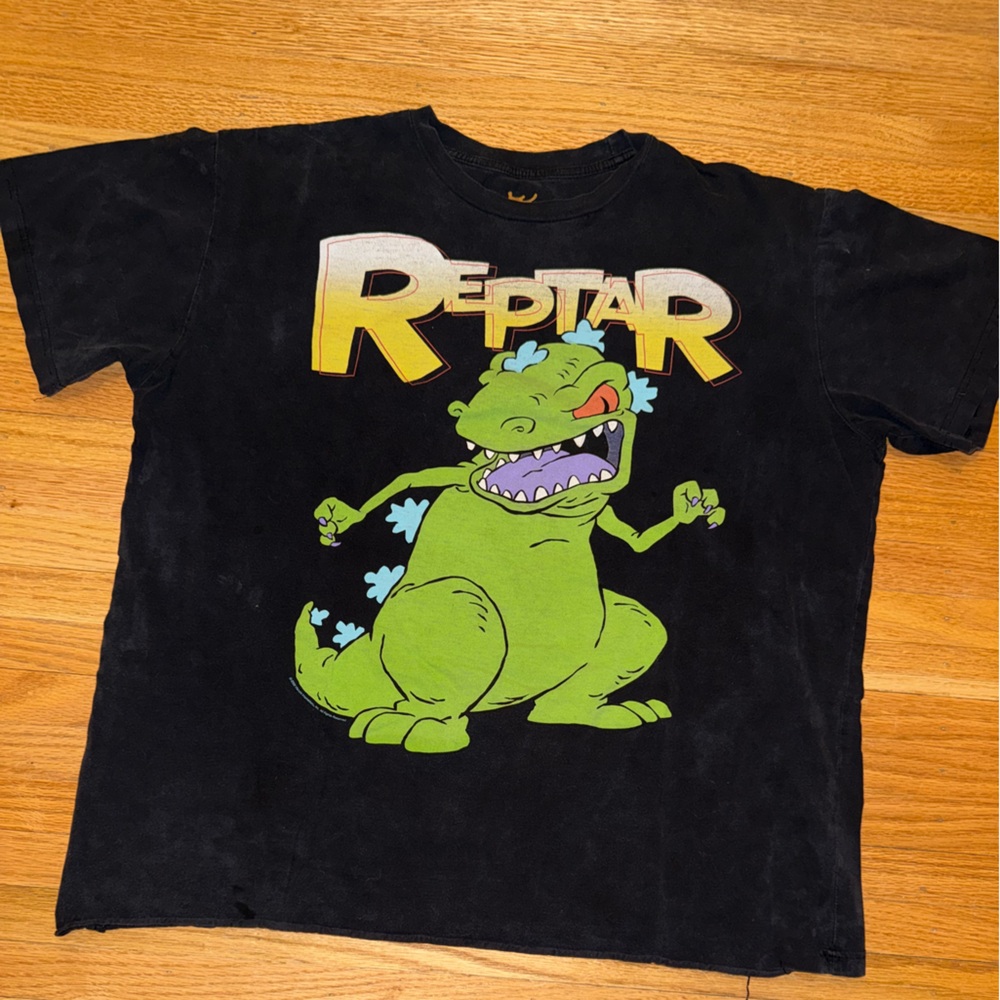 Black Reptar Graphic T-Shirt